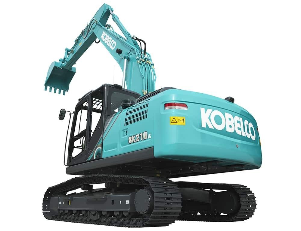 Teal Kobelco Sk210 Excavator on Tracks — Forecast Machinery in Yarrawonga, NT