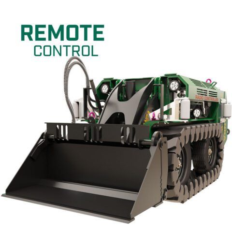 A Green Remote-controlled Tracked Loader — Forecast Machinery in Yarrawonga, NT
