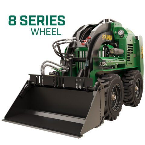 A Green and Black 8 Series Compact Wheel Loader — Forecast Machinery in Yarrawonga, NT