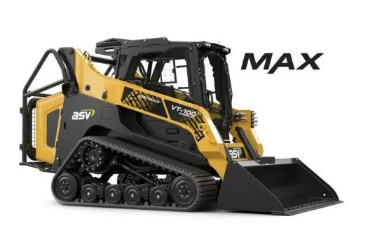 Yellow and Black Asv Rt-135 Max Compact Track Loader With Bucket — Forecast Machinery in Yarrawonga, NT