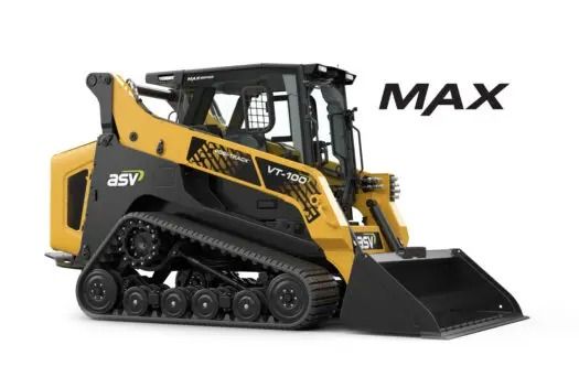 Yellow and Black Asv Rt-135 Max Compact Track Loader With Bucket — Forecast Machinery in Yarrawonga, NT