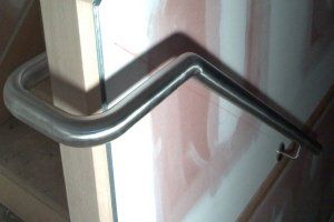 top of metal hand railing