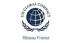 Logo du Réseau France du Pacte mondial des Nations Unies 