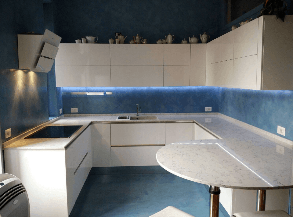 Pavimento in resina per cucina