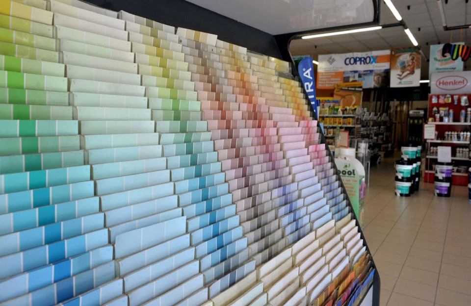 Colori realizzati con tintometro