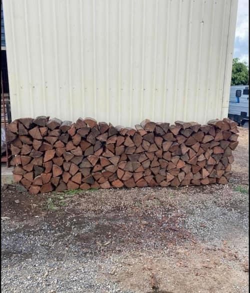 Pile Of Firewood Outside - Firewood in Toowoomba,
