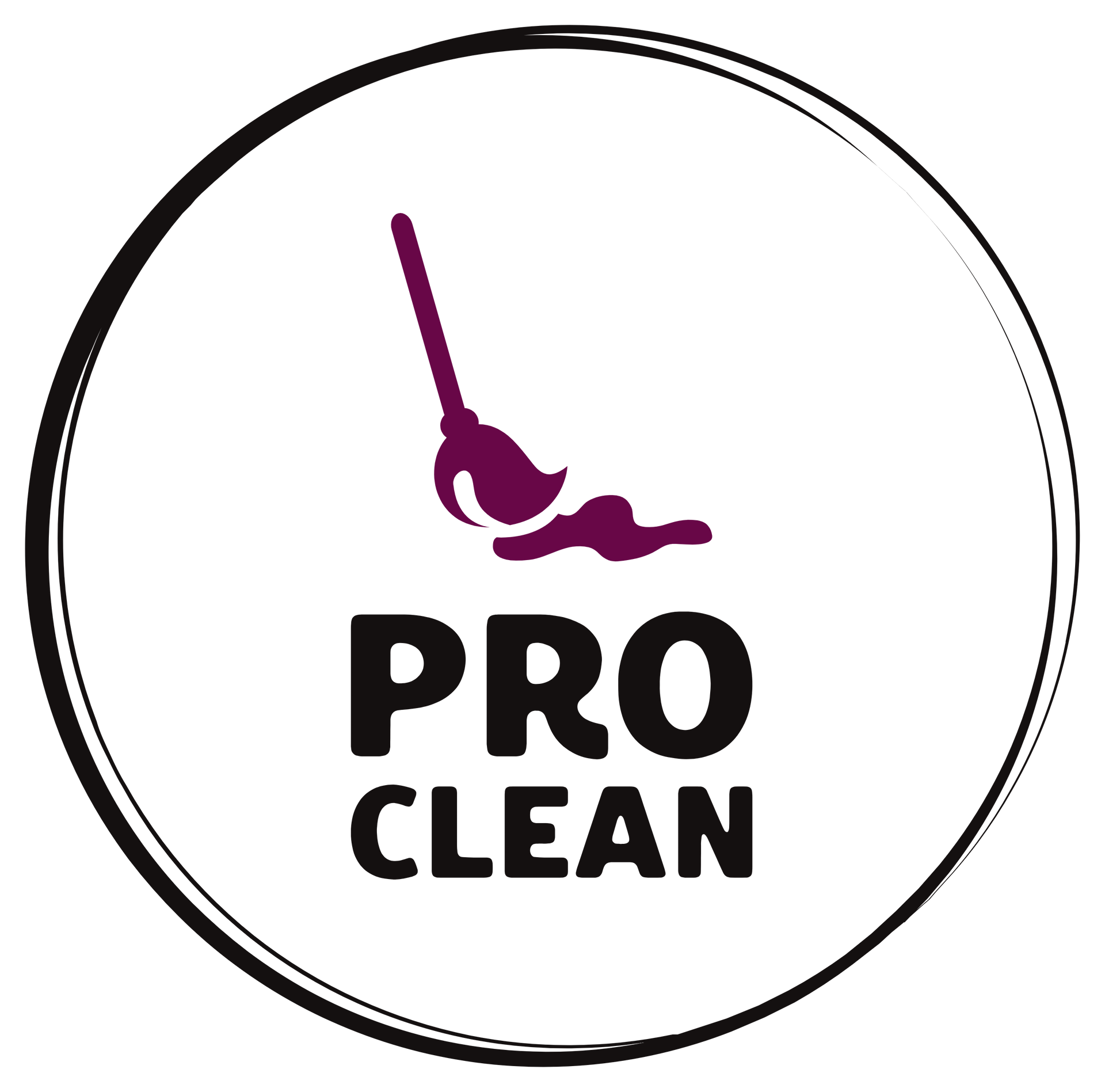 Icon of a mop cleaning a spill; text 