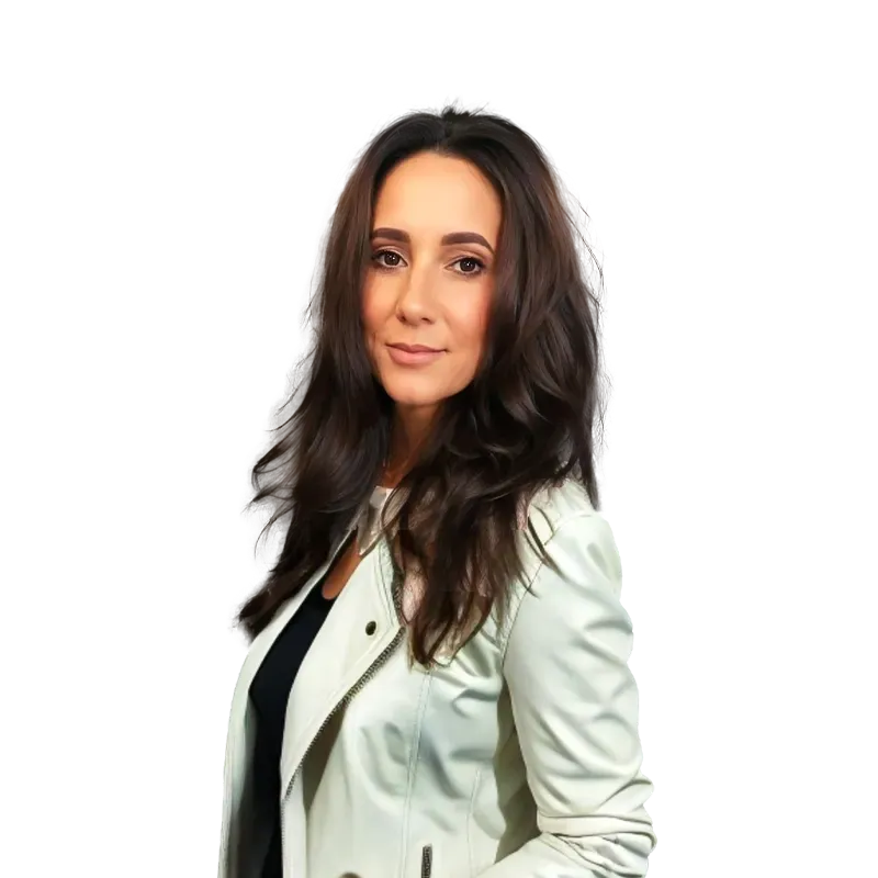 Michele Ware, owner & operator of WARE2GO in set against a clear background.