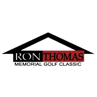 Ron Thomas Memorial Golf Classic Logo on a translucent surface for community engagement gallery.
