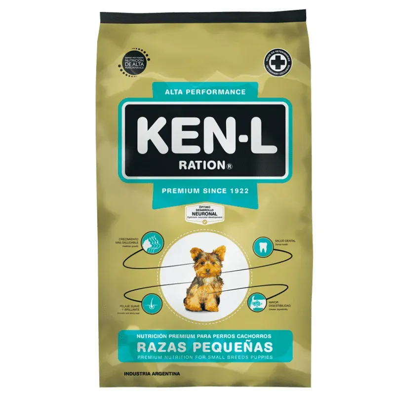 Kenl cachorro raza pequeña x 3 kg
