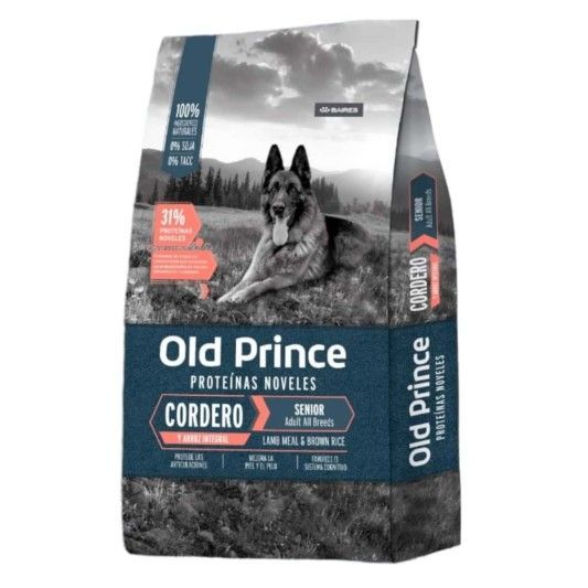 Old Prince perro Senior cordero y arroz integral x 15 kg