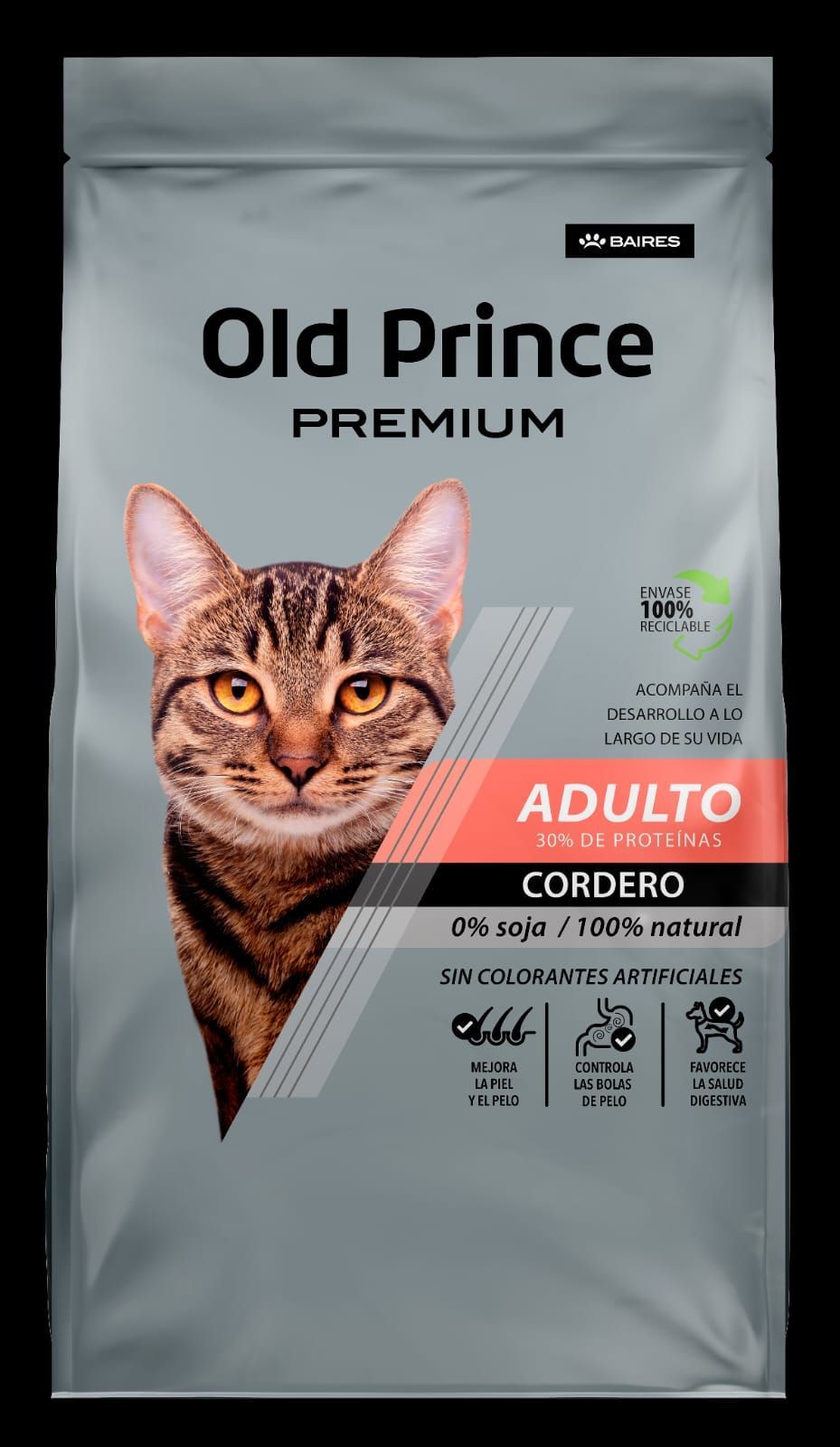 Old Prince gato premium cordero x 3 kg