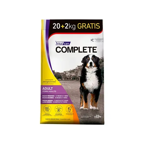 Complete Adulto raza mediana/grande x 20+2 kg de regalo