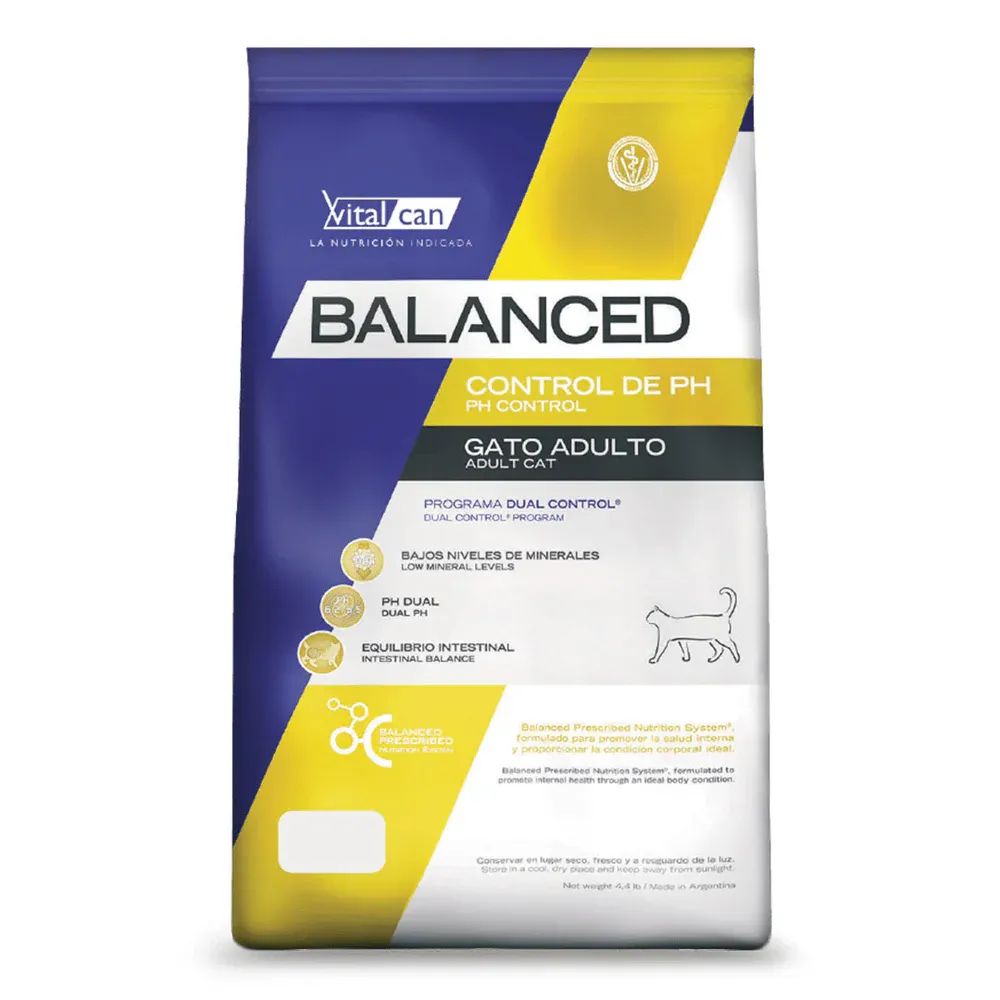 Balanced Gato adulto Control Ph x 7,5 kg