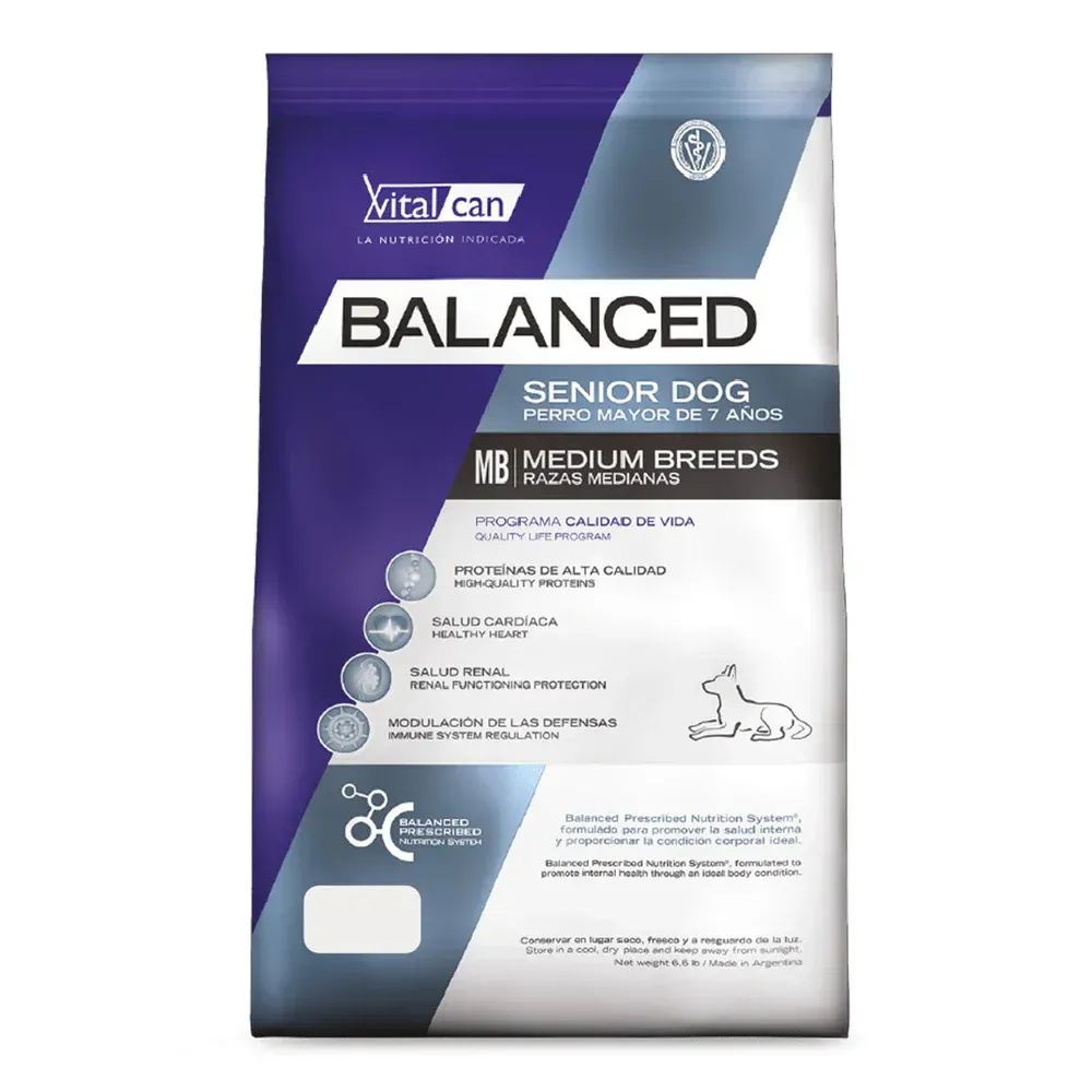 Balanced Senior raza mediana x 12 kg