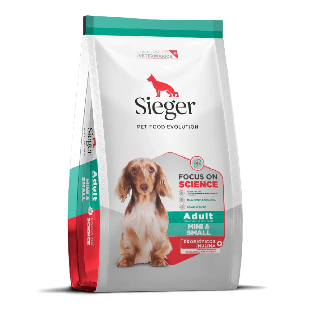 Sieger adulto raza pequeña x 3 kg