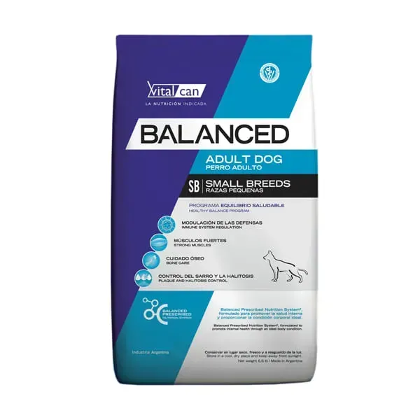 Balanced adulto raza pequeña x 7,5 kg