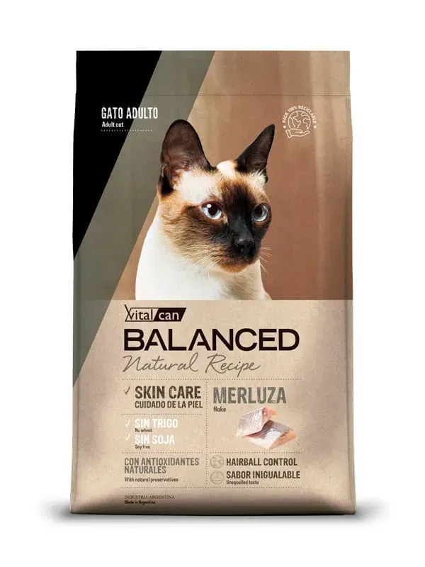 Balanced Natural piel sensible merluza x 7,5 kg