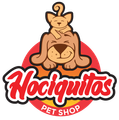 Logotipo: Perro feliz con gato encima, texto