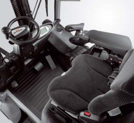 sedile di un carrello elevatore