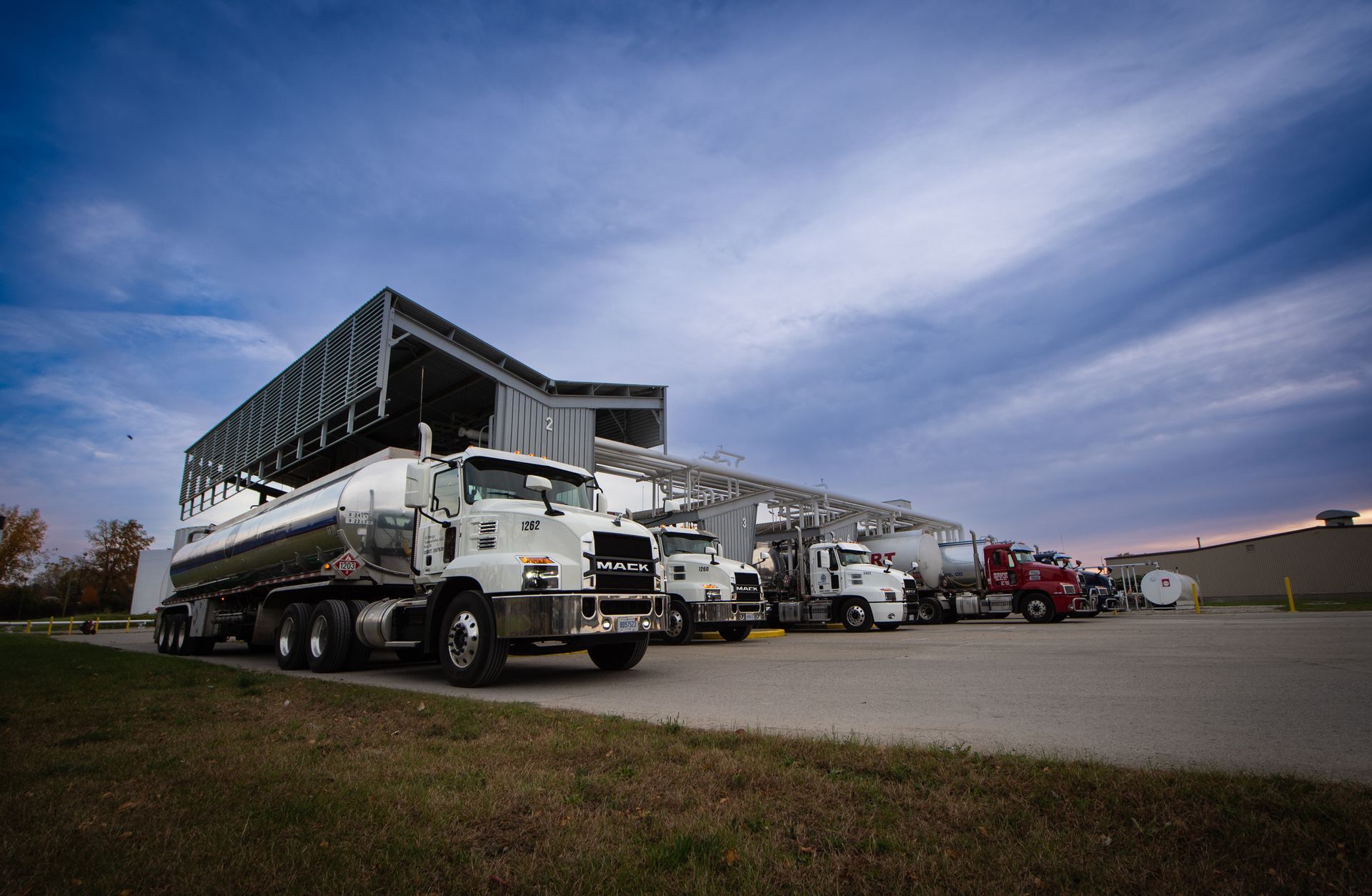 USPP Trucks at station