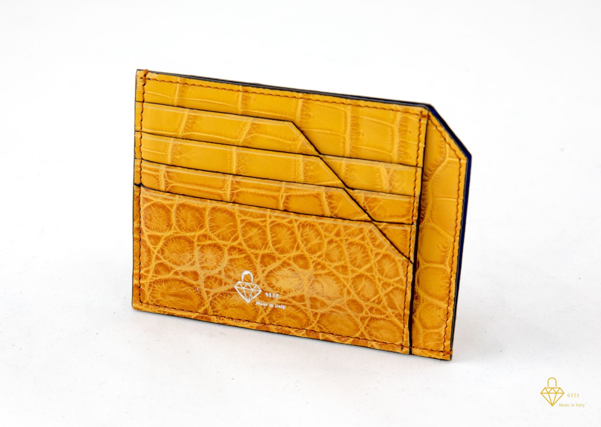 porta tessere in pelle