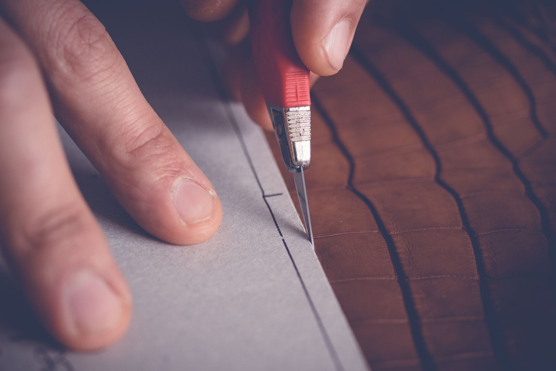 prima fase di realizzazione borsa