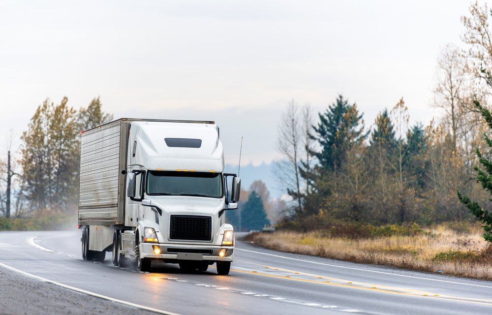 White Big Rig Long Haul Semi Truck — Logistics In Mount Isa, QLD