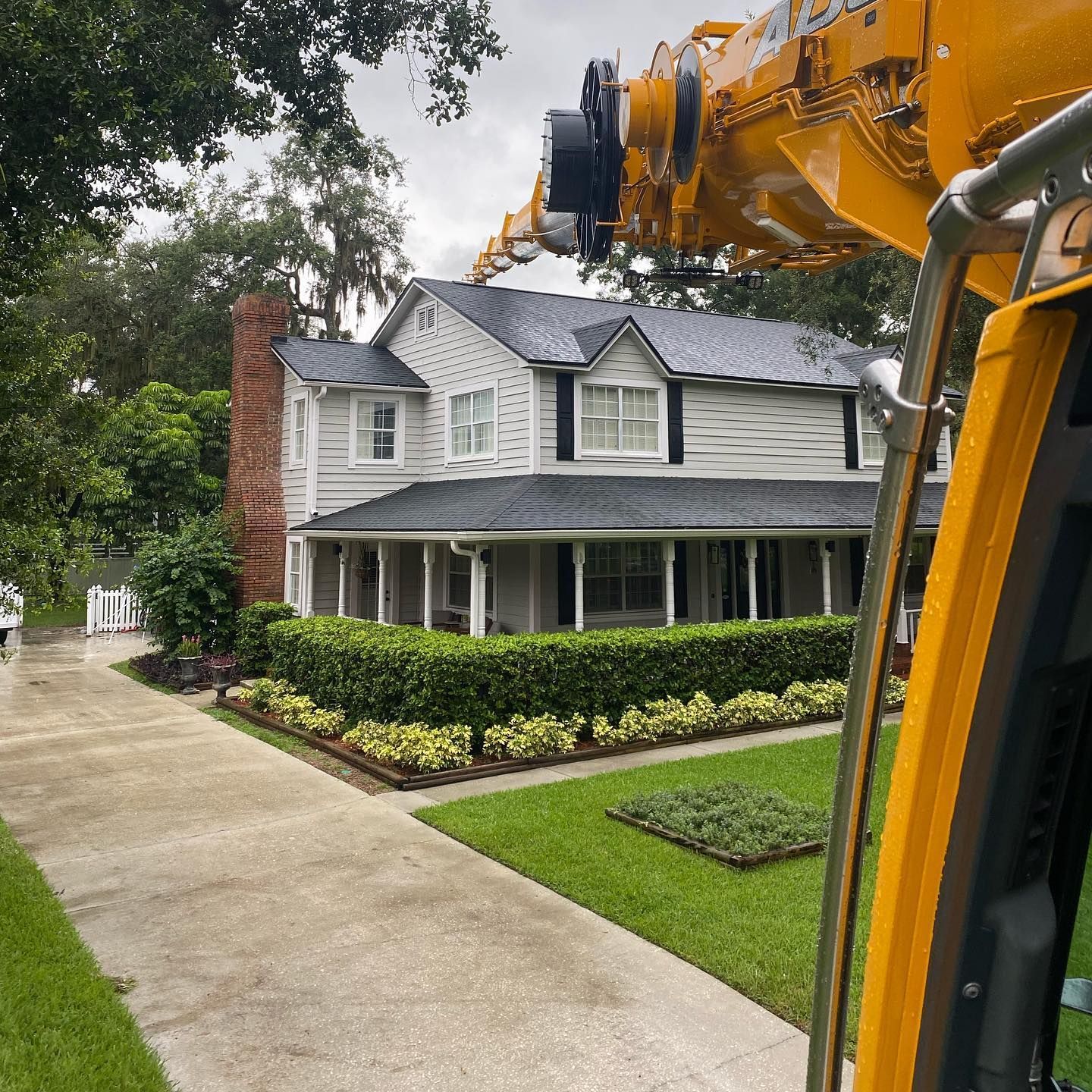 Tree Removal Crane Tampa Lakeland