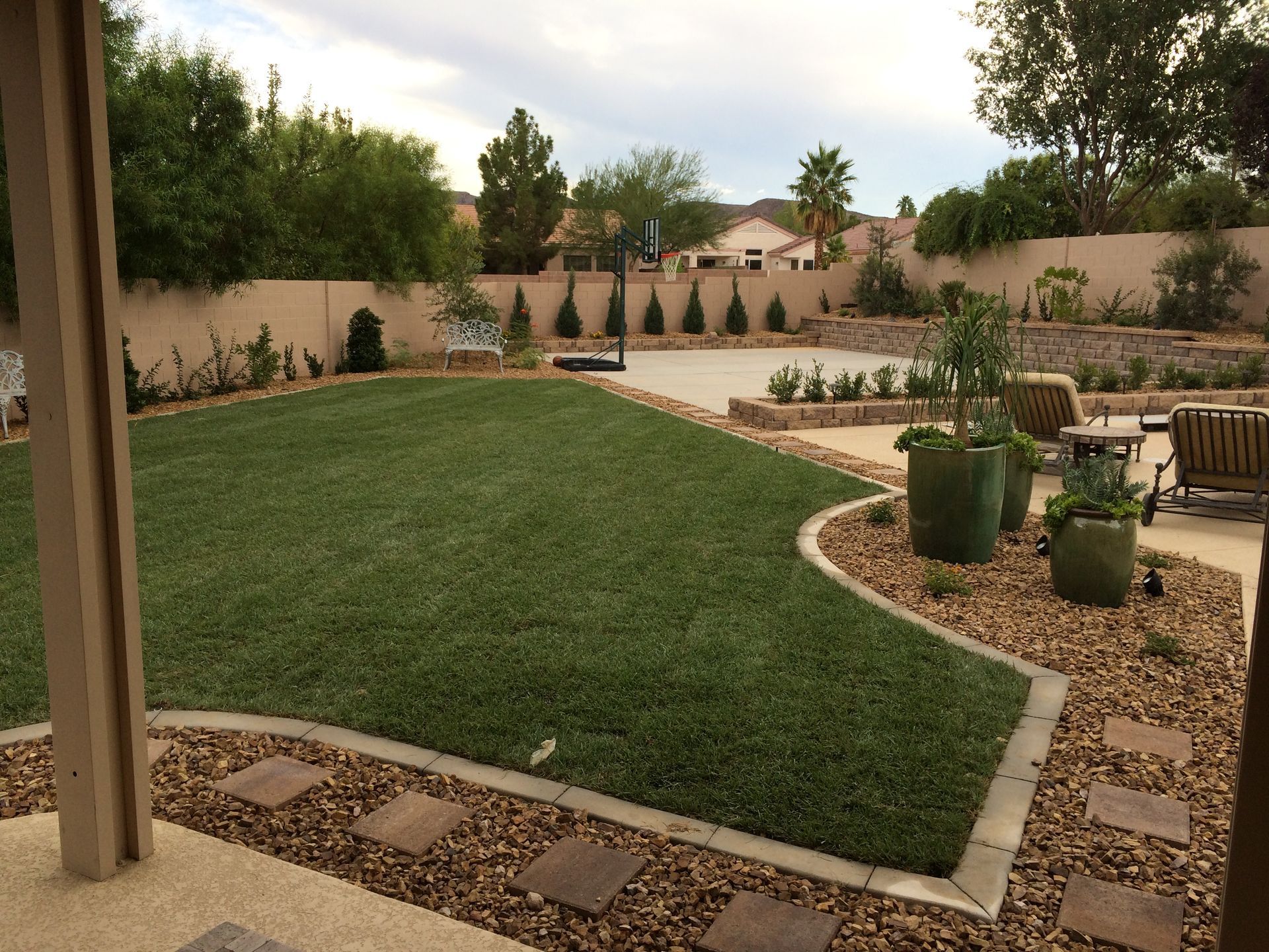Picture Of Large Backyard – Las Vegas, NV – Showcase Landcare Services