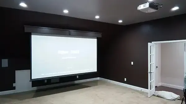 3Cs Audio-Visuals LLC | Projector and screen installation for home theater system setup in Atlanta