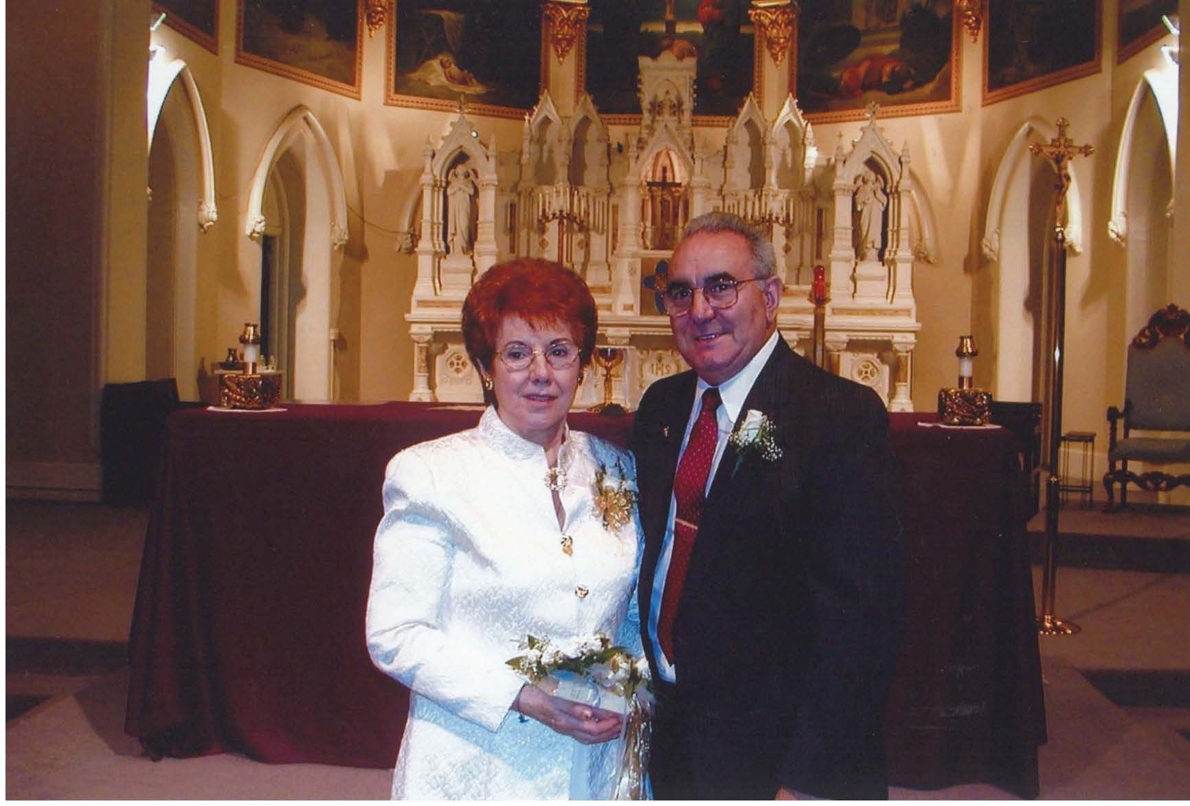 Joseph Jr. and Rose Bassi, 50th wedding anniversary  December 1, 2001