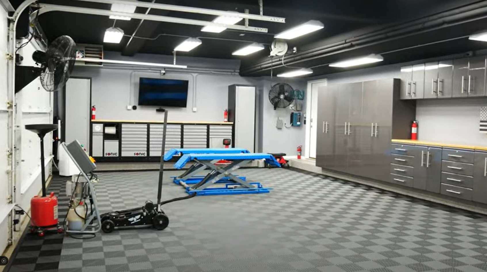 Finished garage renovation