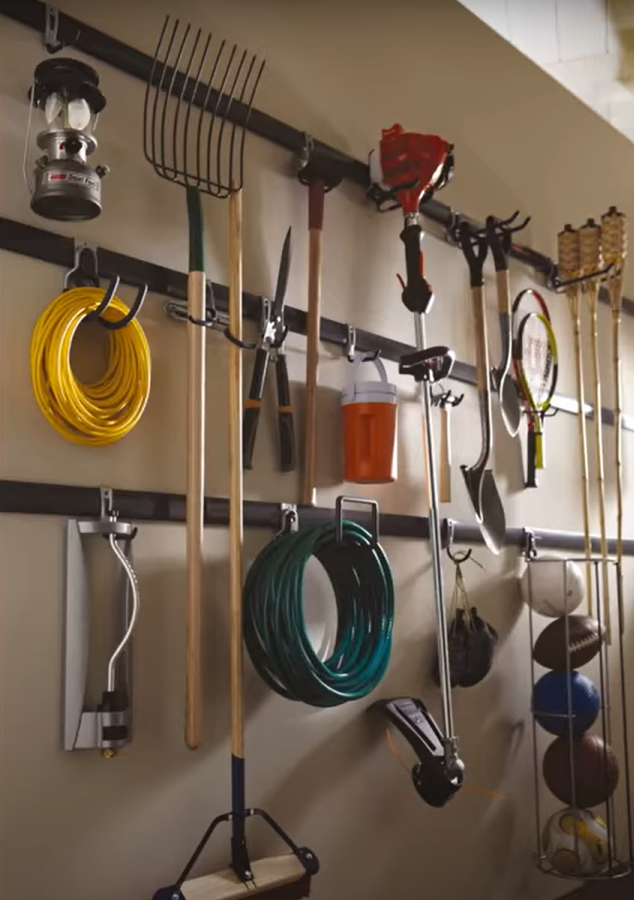 New wall rack for garage renovation