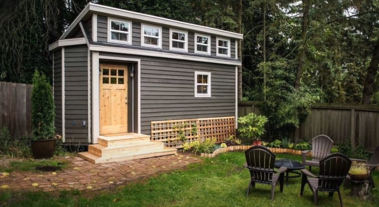 Newly built backyard tiny ADU