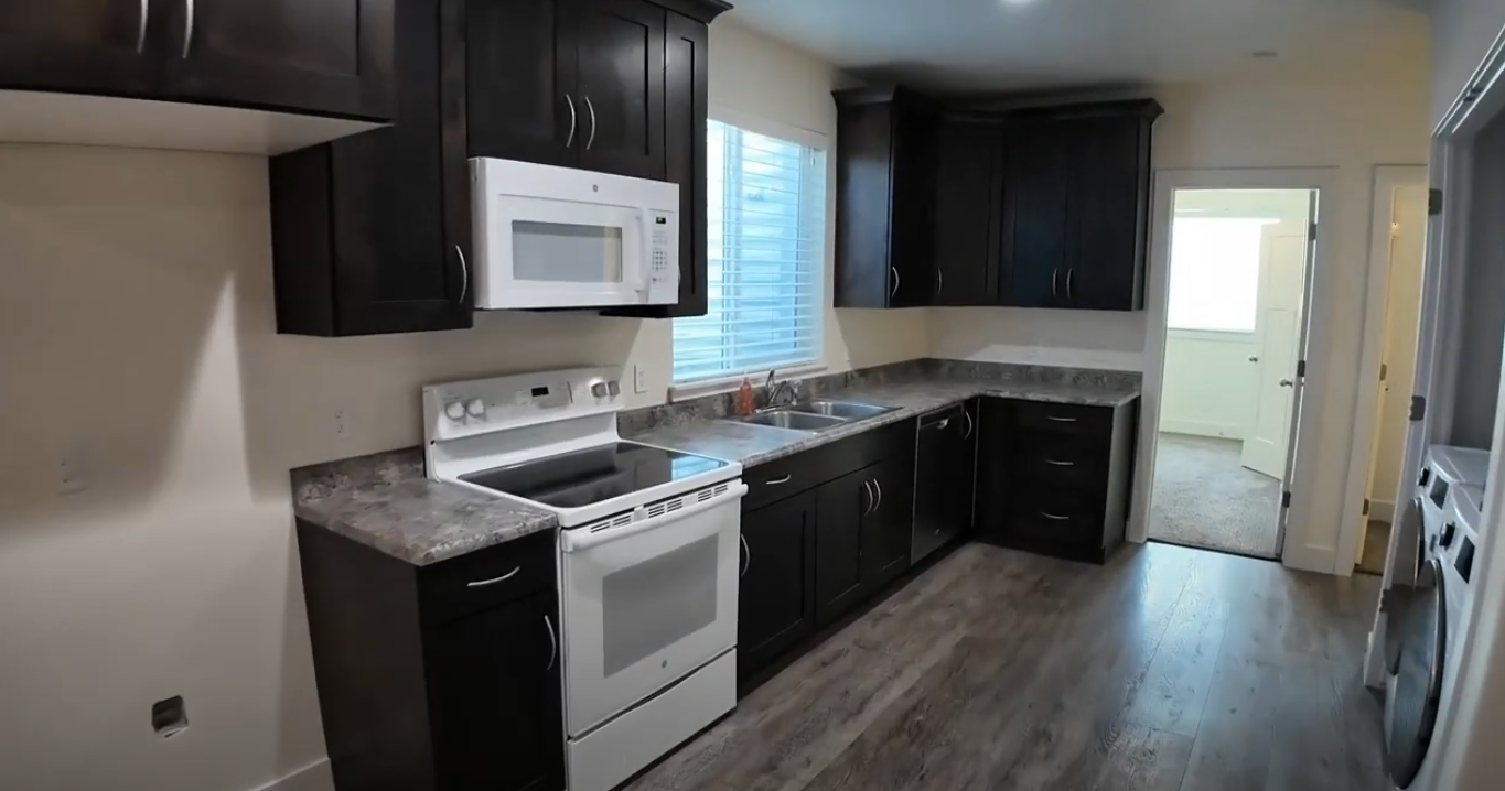 ADU conversion with full size kitchen