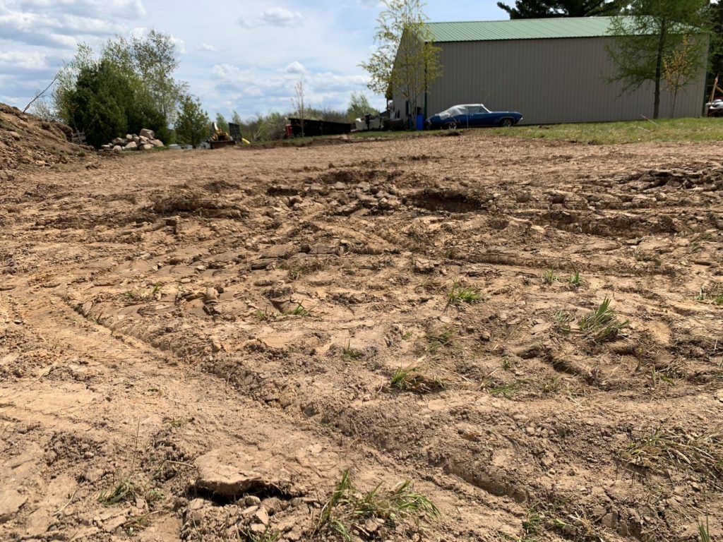 Land Clearing Building Pad — Ogema, WI — Jeff Simek Construction Co Inc