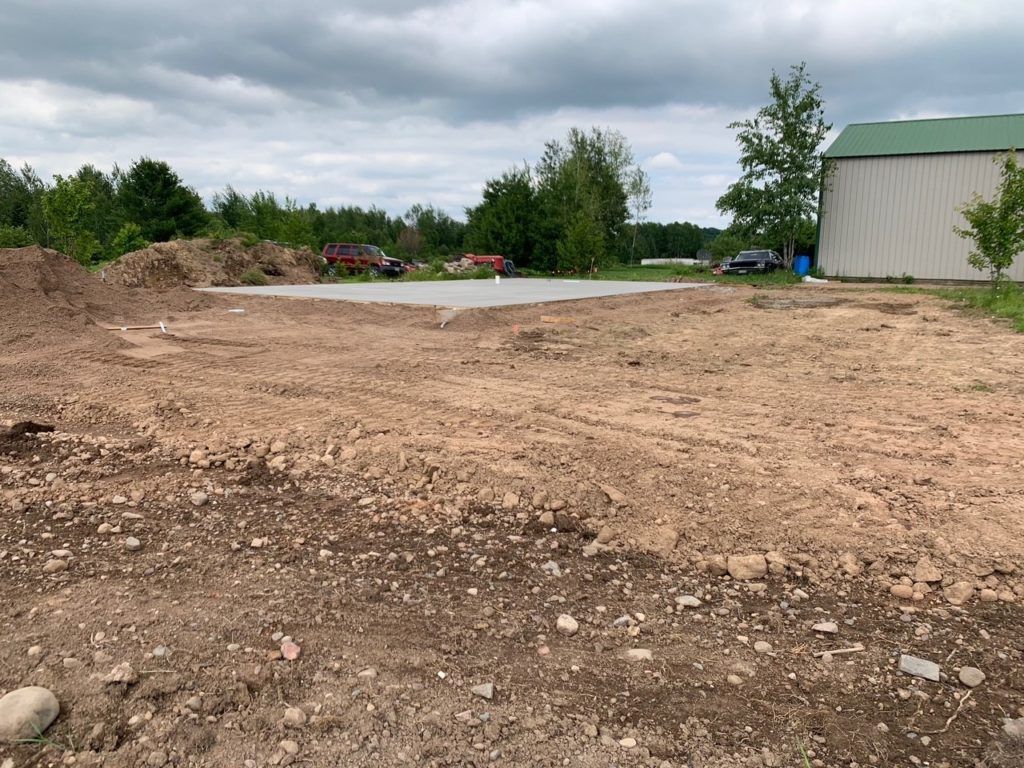 Concrete Pad — Ogema, WI — Jeff Simek Construction Co Inc