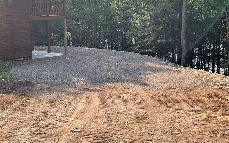 Finished Driveway — Ogema, WI — Jeff Simek Construction Co Inc