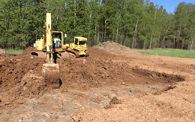 Top Soil Removal — Ogema, WI — Jeff Simek Construction Co Inc