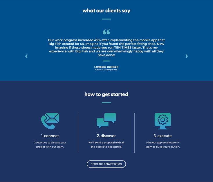 Testimonials screenshot