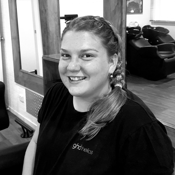 Photograph of apprentice hairdresser Sophie