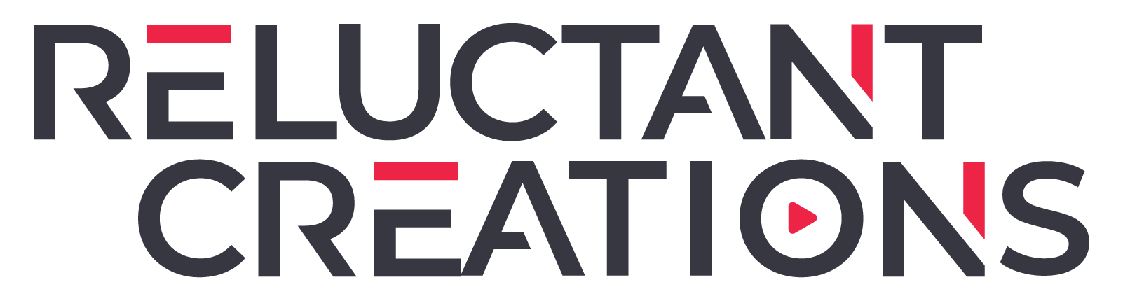 A logo for reluctant creations is shown on a white background.
