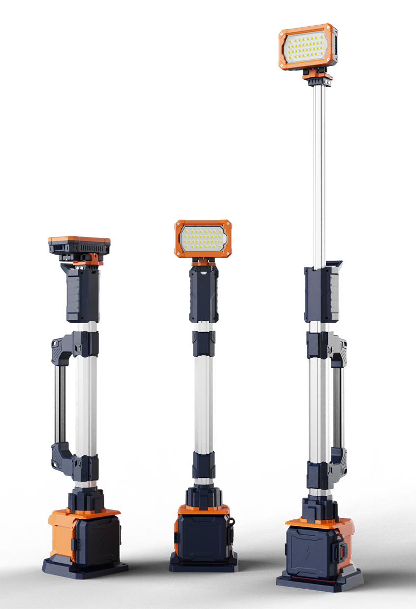 CT-TL-100 1.4m Portable Light Tower