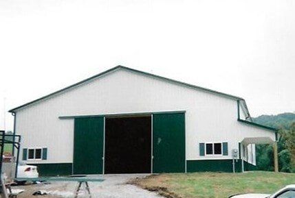 Large Metal Finished Barn — Construction in Prospect, PA
