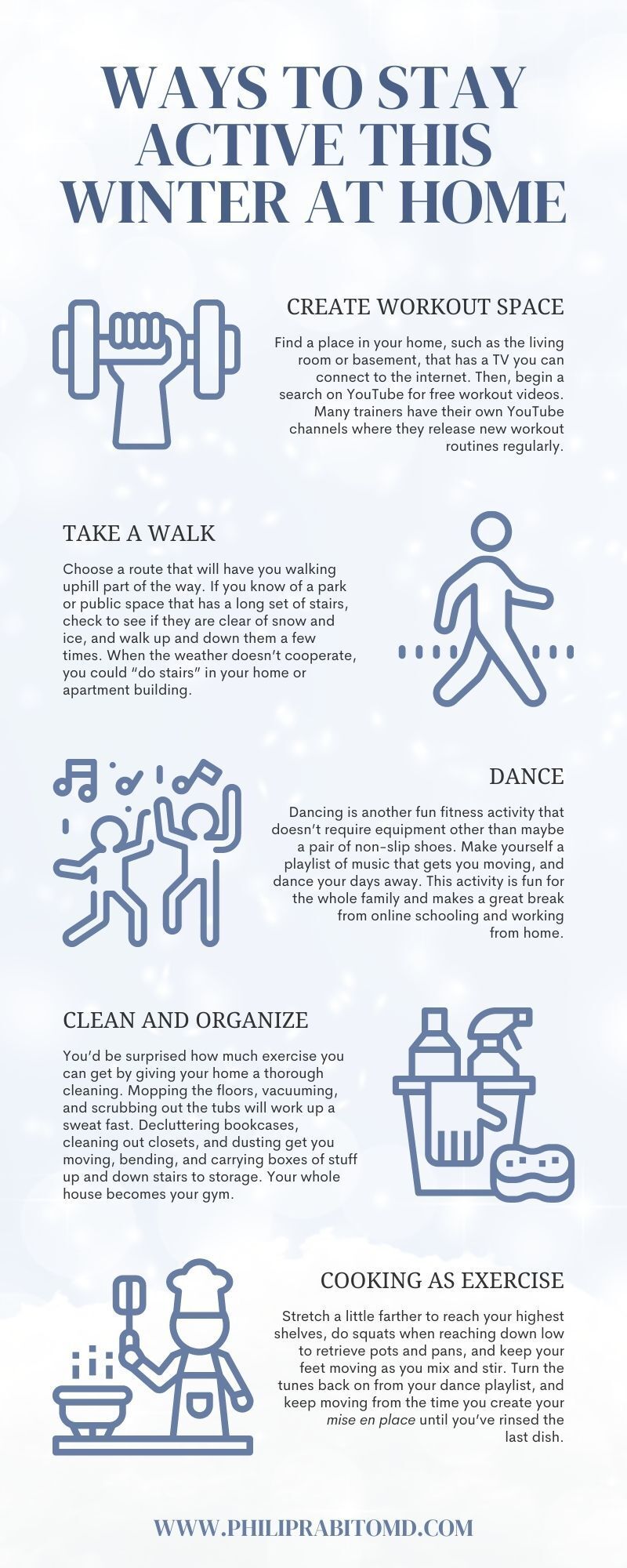 Ways To Stay Active This Winter at Home