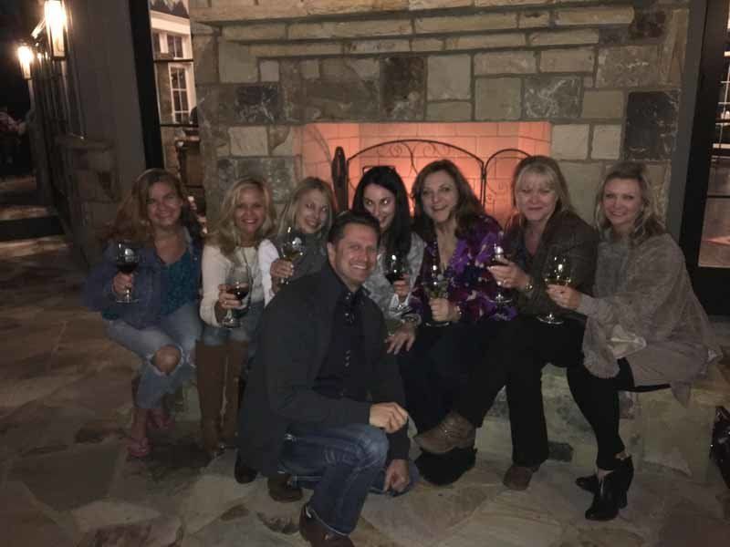 group of people with drinks