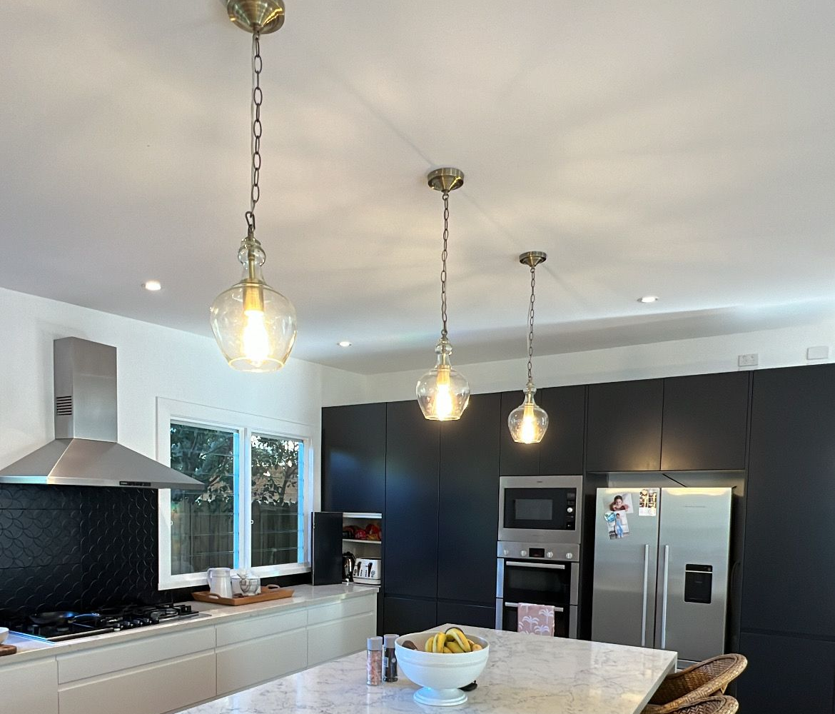 Kitchen lighting in Freshwater.