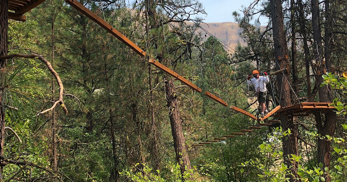 Zip Line & Ropes Course Near Boise Idaho