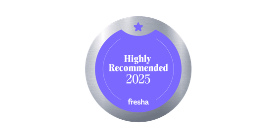 Fresha Highly Recommended 2025